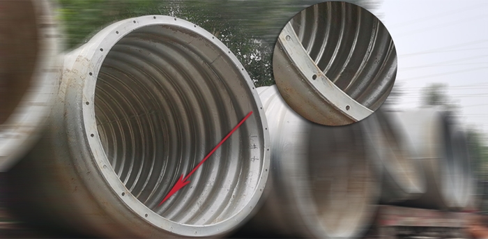 內法蘭金屬波紋涵管